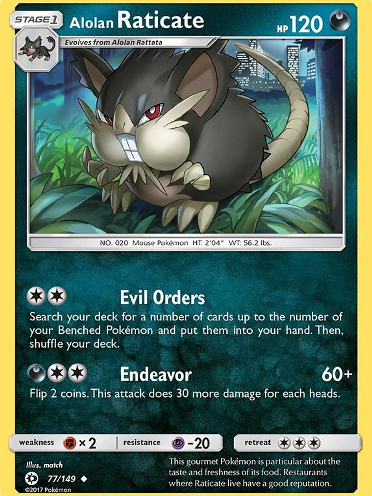 Alolan Raticate #77 1