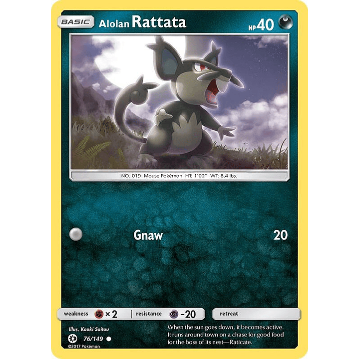 Alolan Rattata #76 1