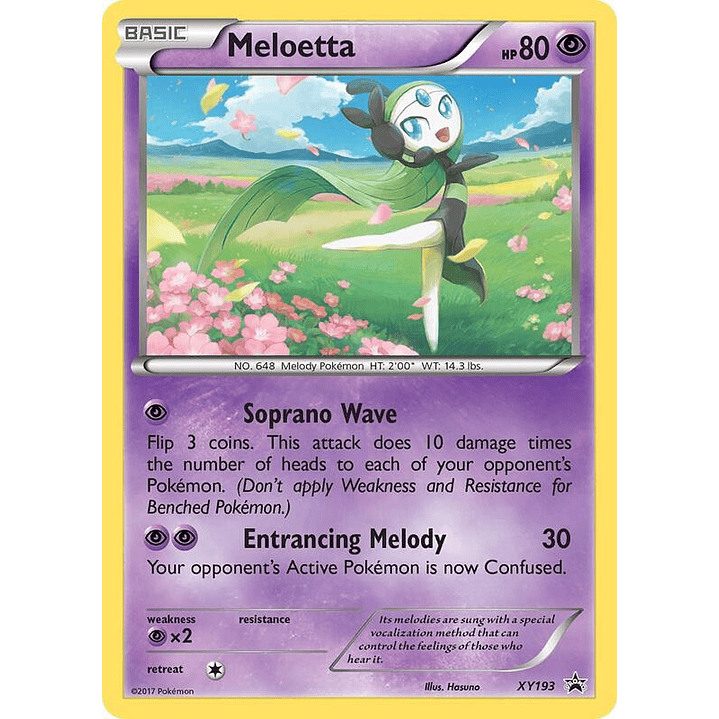 Meloetta #XY193 1