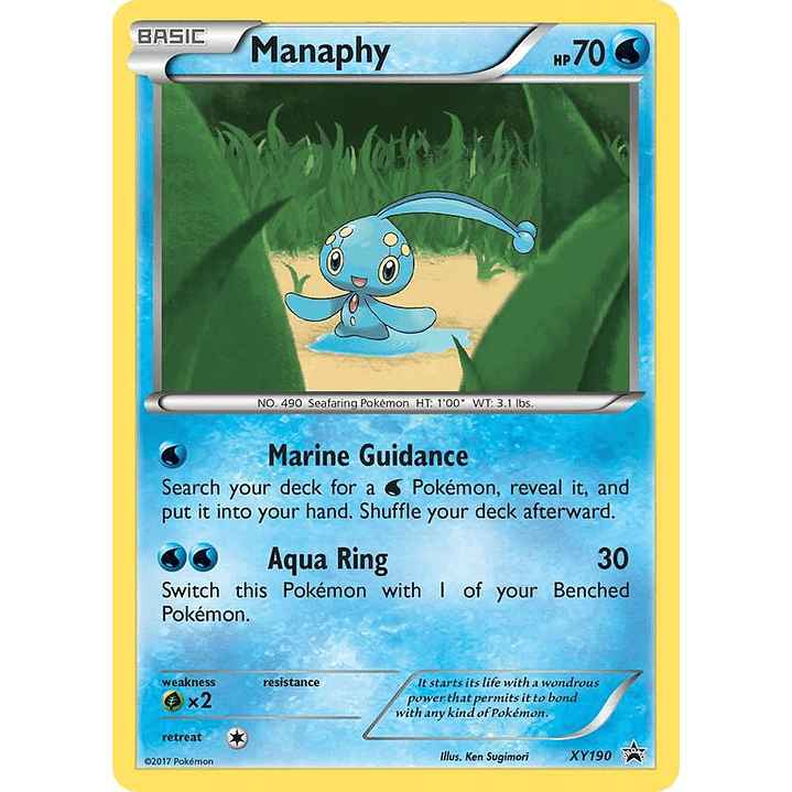 Manaphy #XY190 1