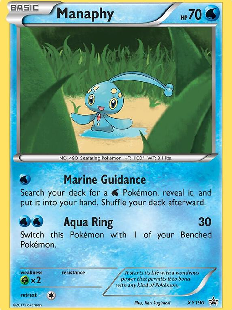 Manaphy #XY190 1