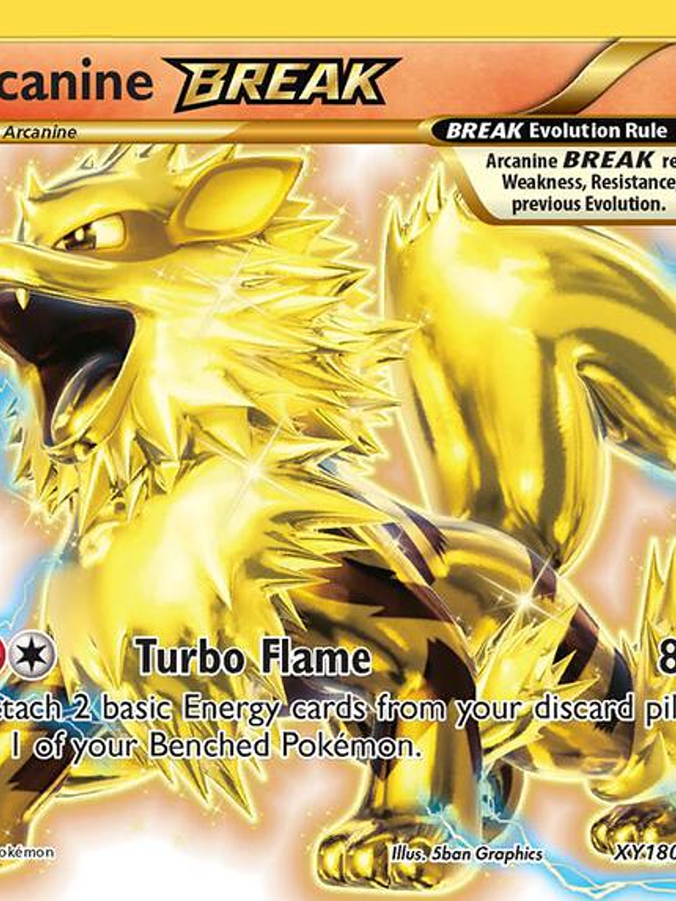Arcanine BREAK #XY180 1