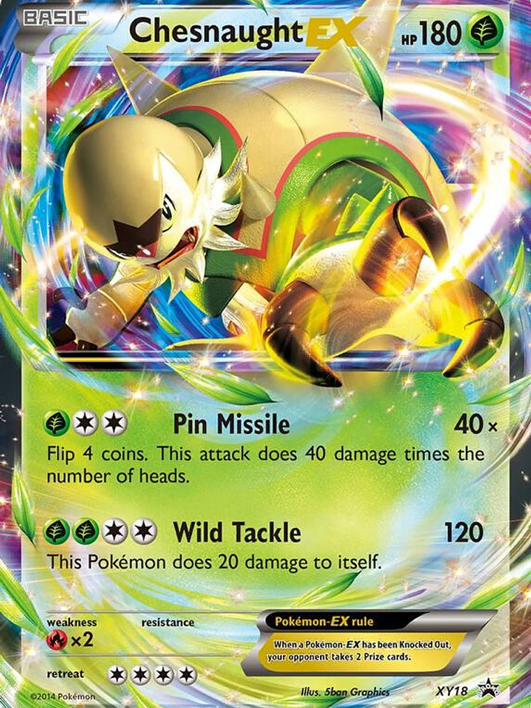 Chesnaught EX #XY18 1
