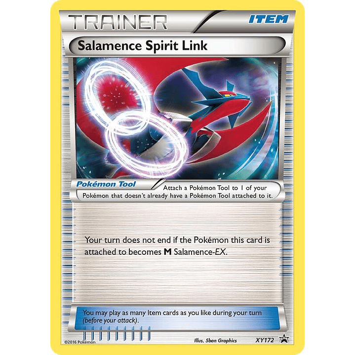 Salamence Spirit Link #XY172 1