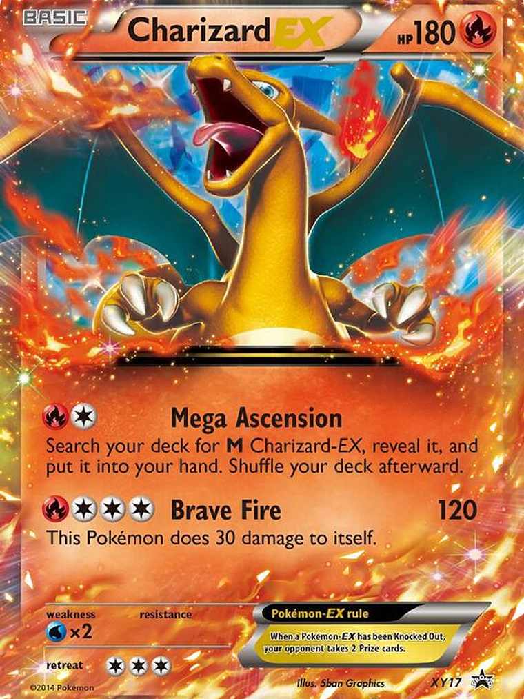 Charizard EX #XY17 1