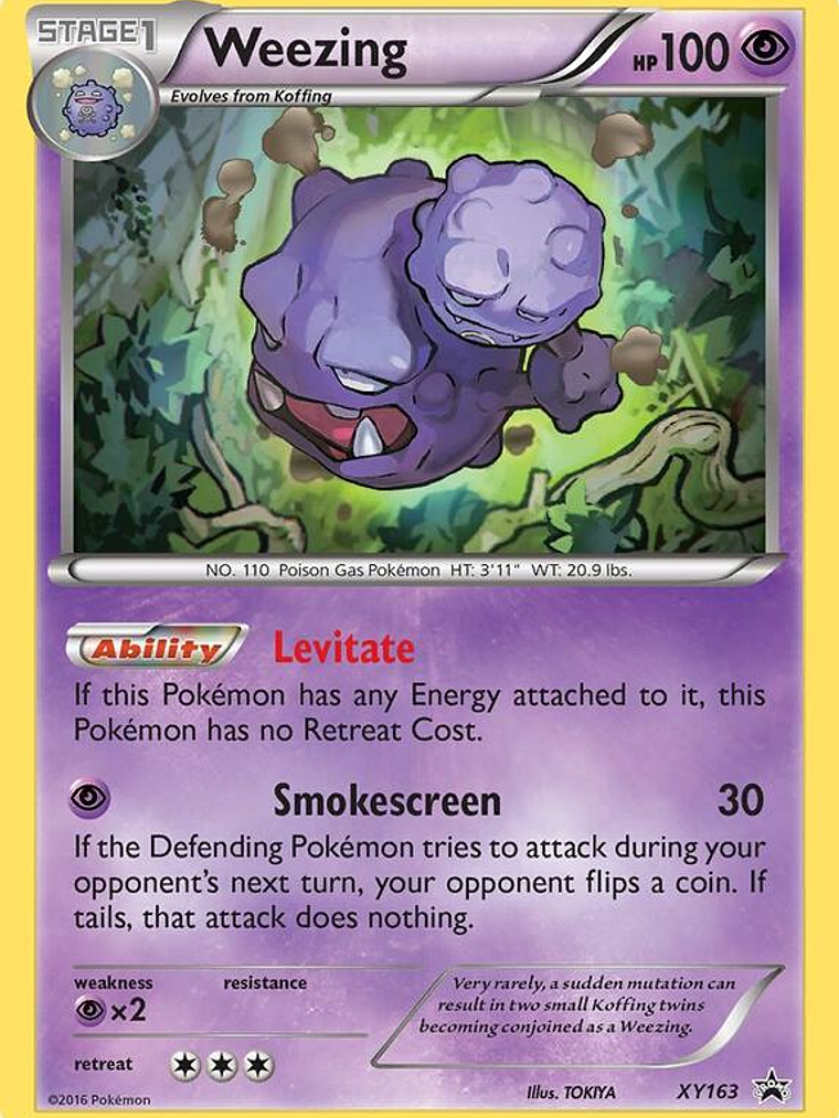 Weezing #XY163 1