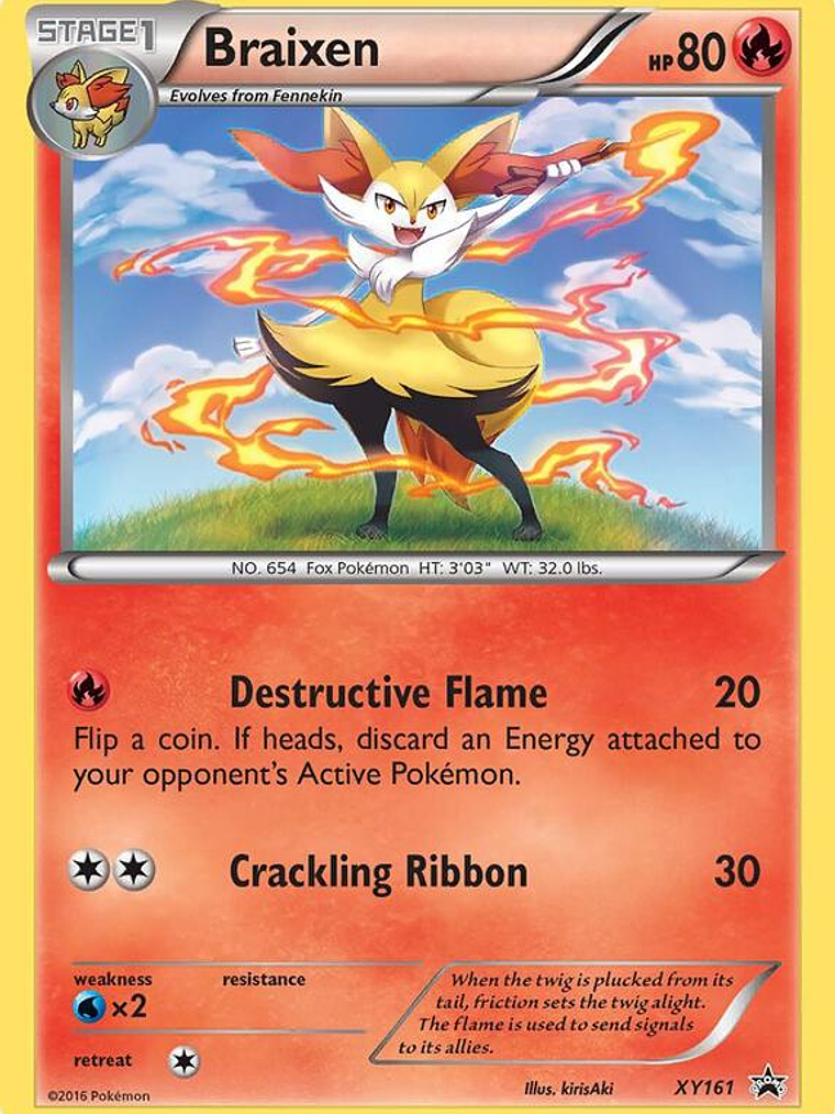 Braixen #XY161 1