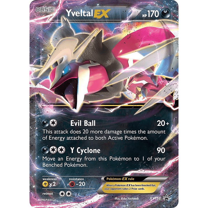 Yveltal EX #XY150 1