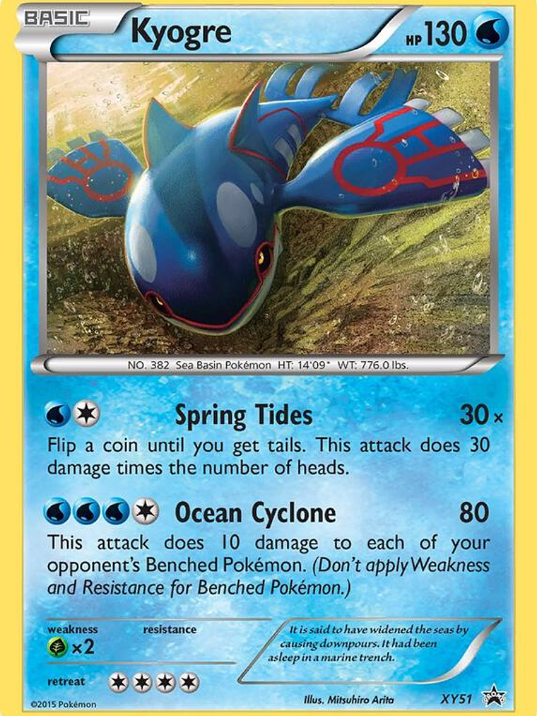 Kyogre #XY51 1
