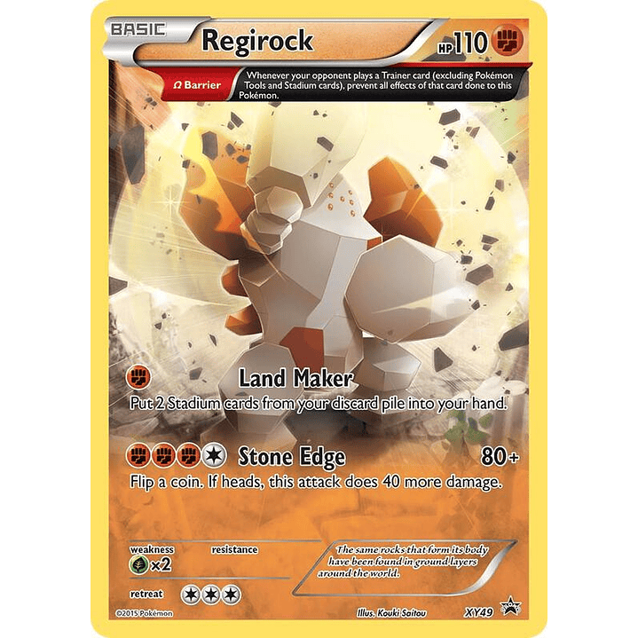 Regirock #XY49 1