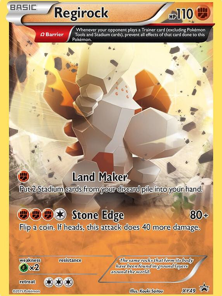 Regirock #XY49 1