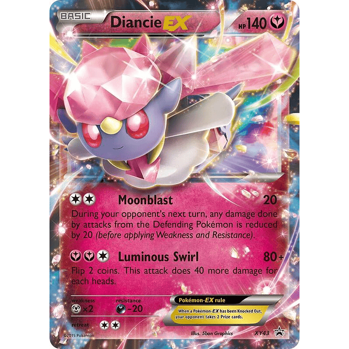 Diancie EX #XY43 1
