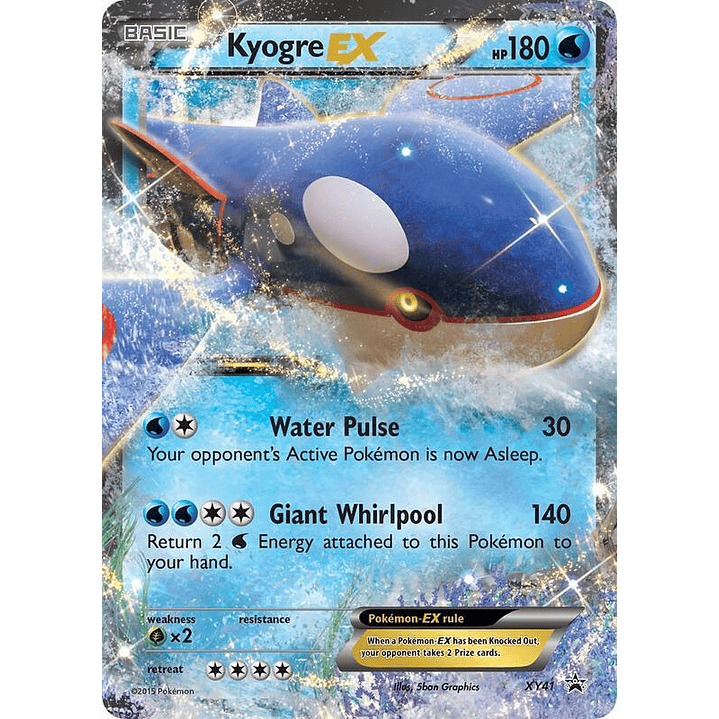 Kyogre EX #XY41 1