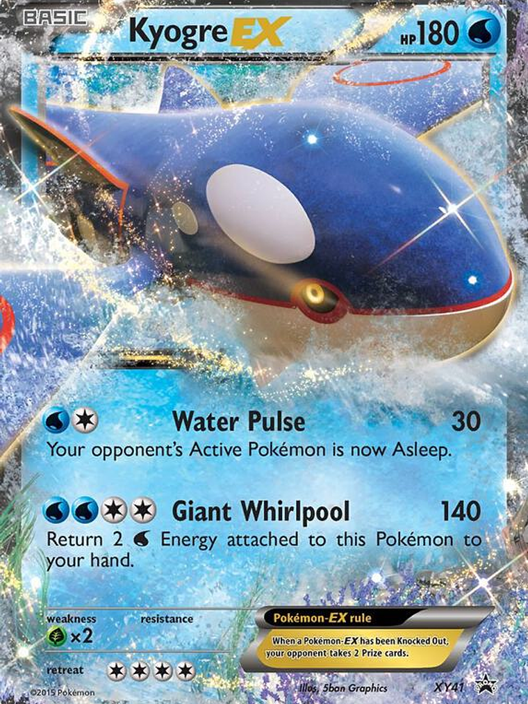 Kyogre EX #XY41 1