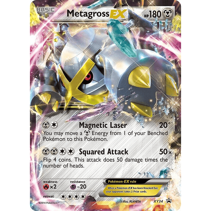 Metagross EX #XY34 1