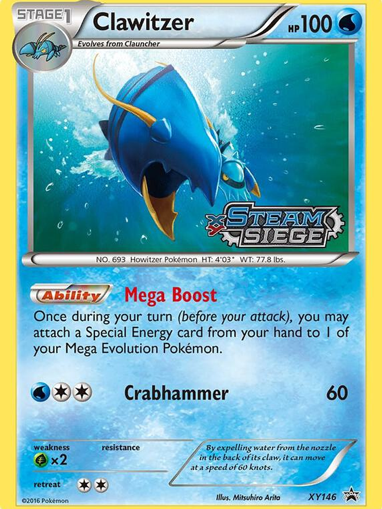 Clawitzer #XY146 1