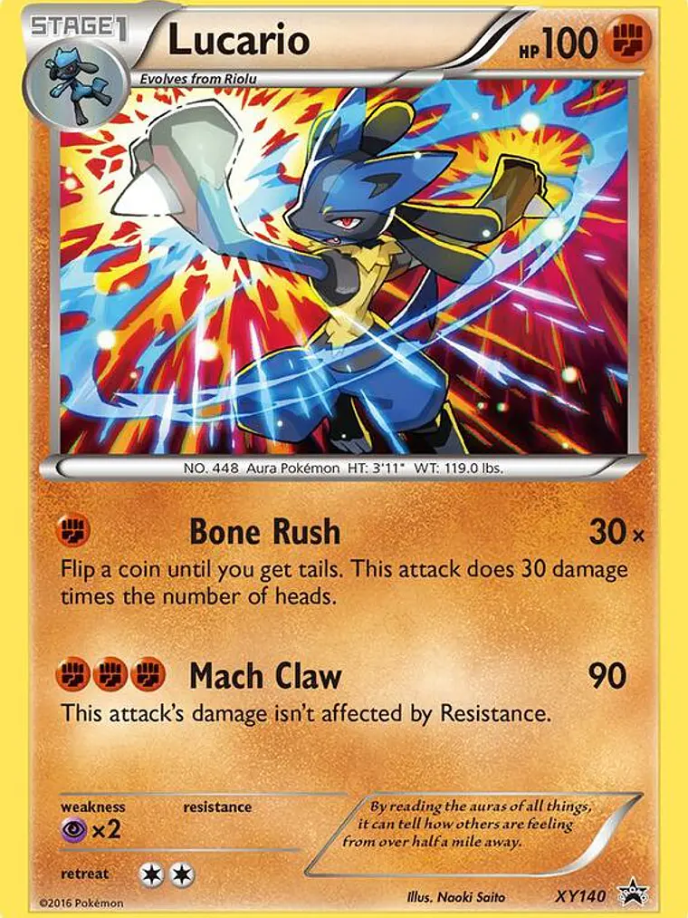 Lucario #XY140 1
