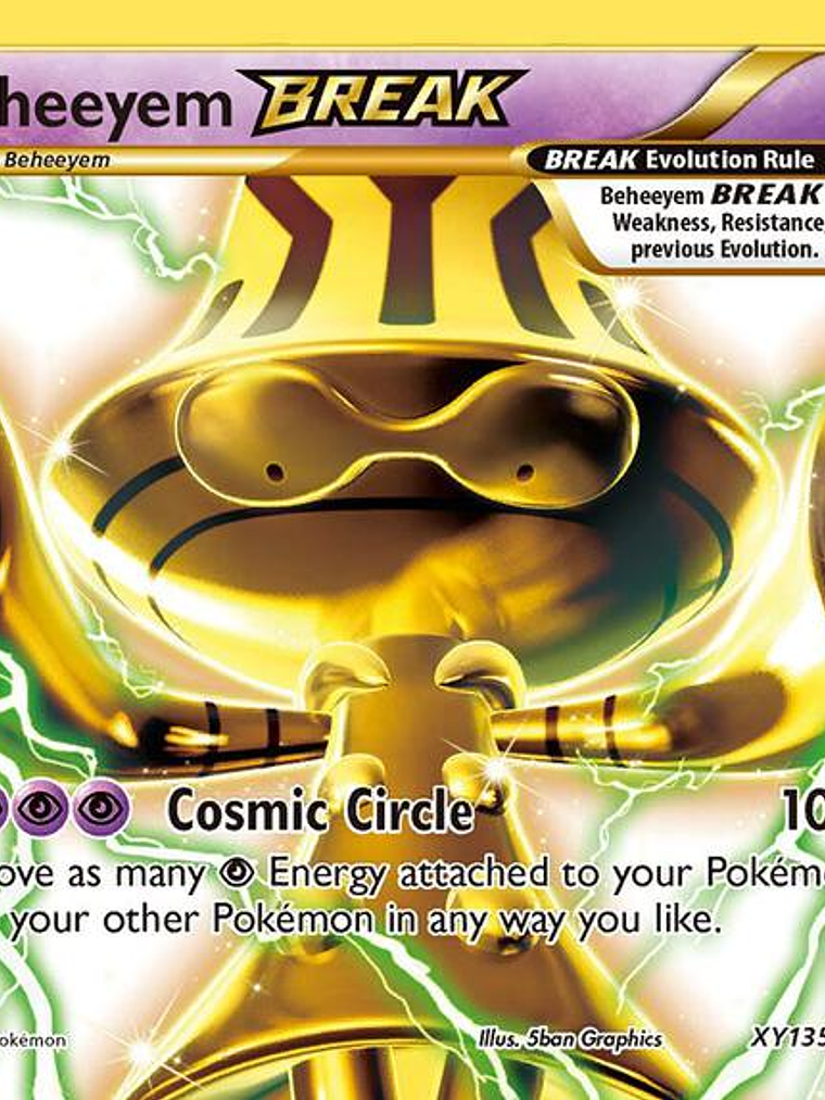 Beheeyem BREAK #XY135 1