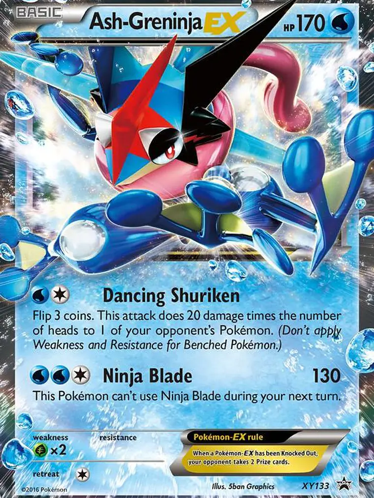 Ash Greninja EX #XY133 1