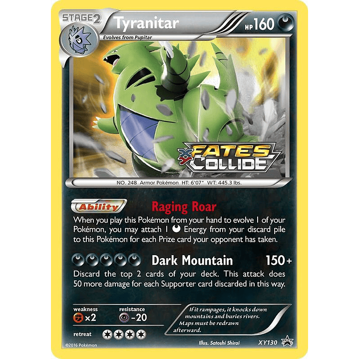 Tyranitar #XY130 1