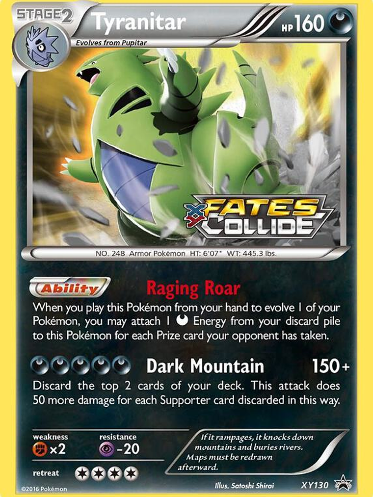 Tyranitar #XY130 1