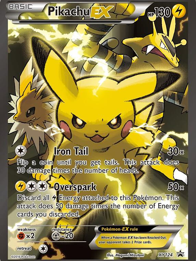 Pikachu EX #XY124 1
