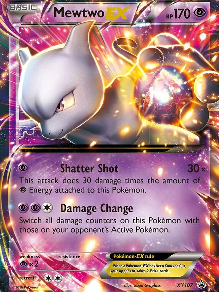 Mewtwo EX #XY107 1