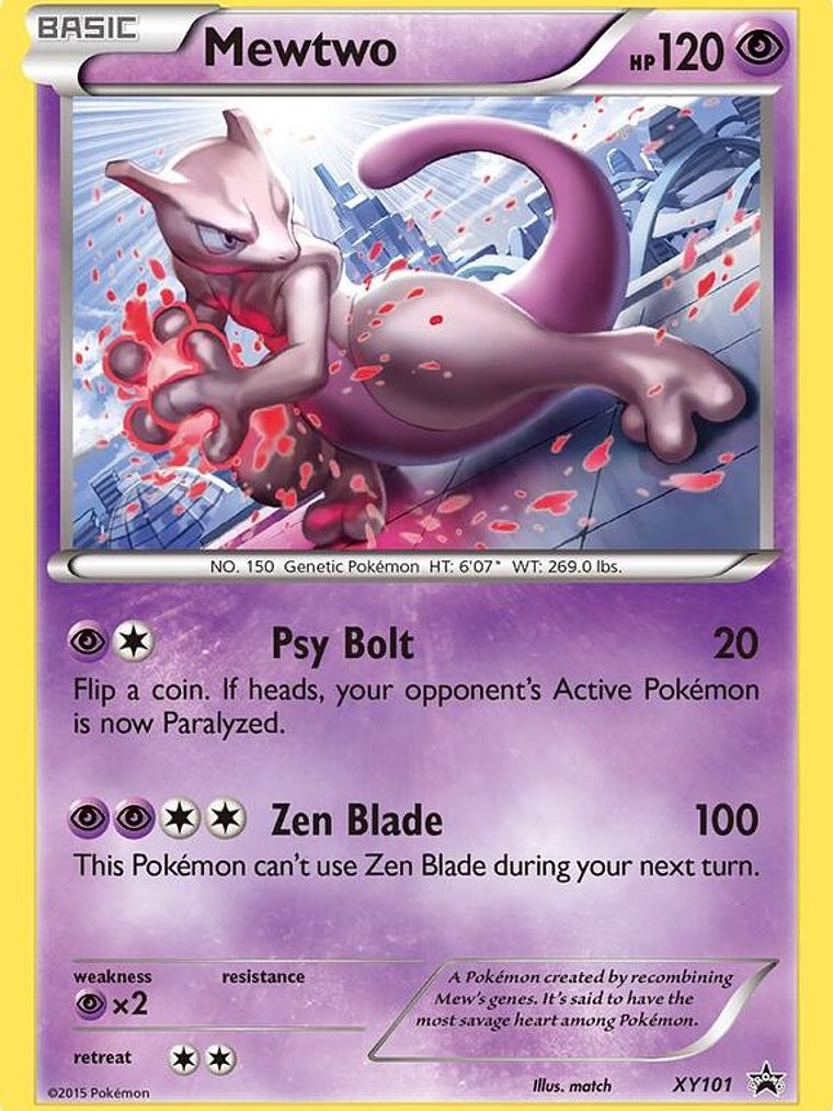 Mewtwo #XY101 1