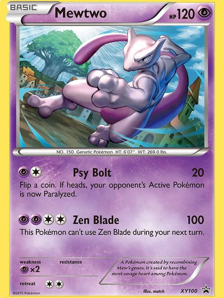 Mewtwo #XY100 1