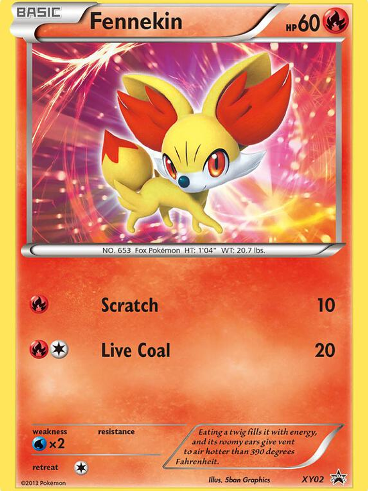 Fennekin #XY02 1