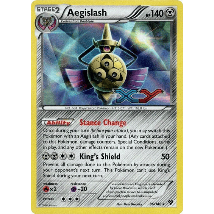 Aegislash - 86/146 (Prerelease) #86 1