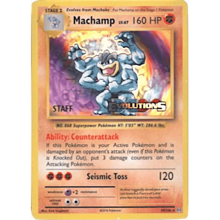 Machamp - 59/108 (Prerelease) [Staff] #59 1
