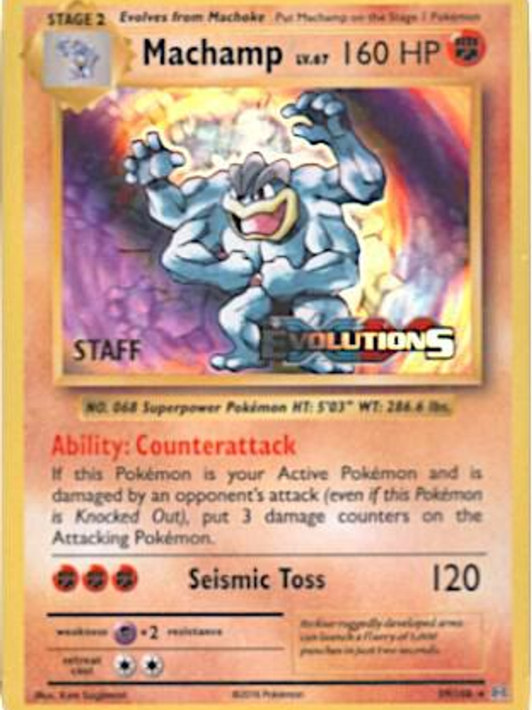 Machamp - 59/108 (Prerelease) [Staff] #59 1