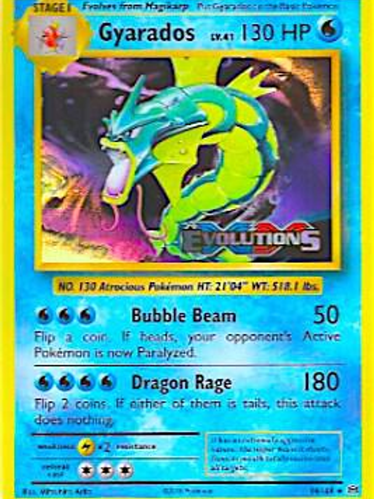 Gyarados (XY Evolutions Prerelease) #34 1