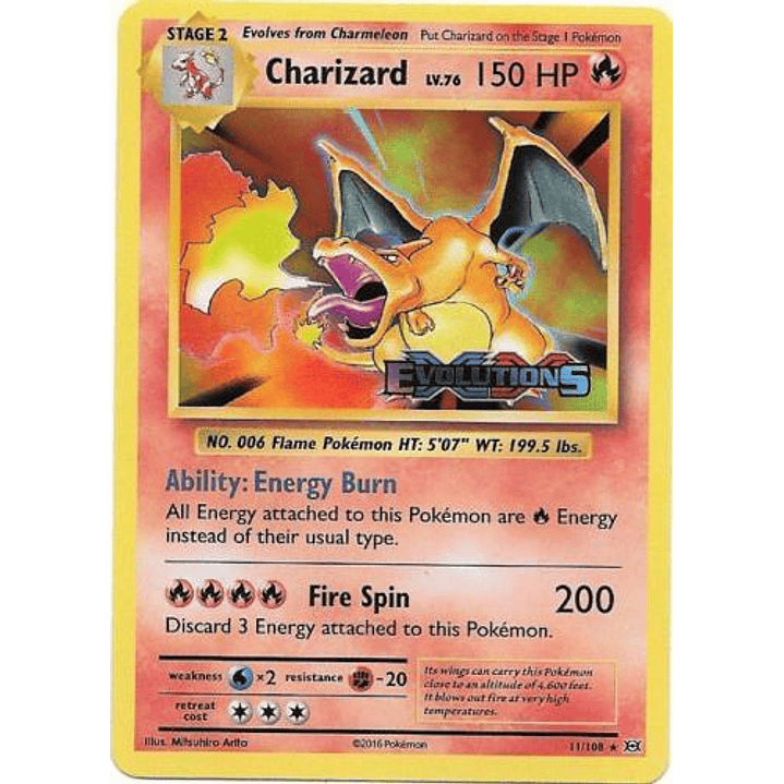 Charizard (XY Evolutions Prerelease) #11 1
