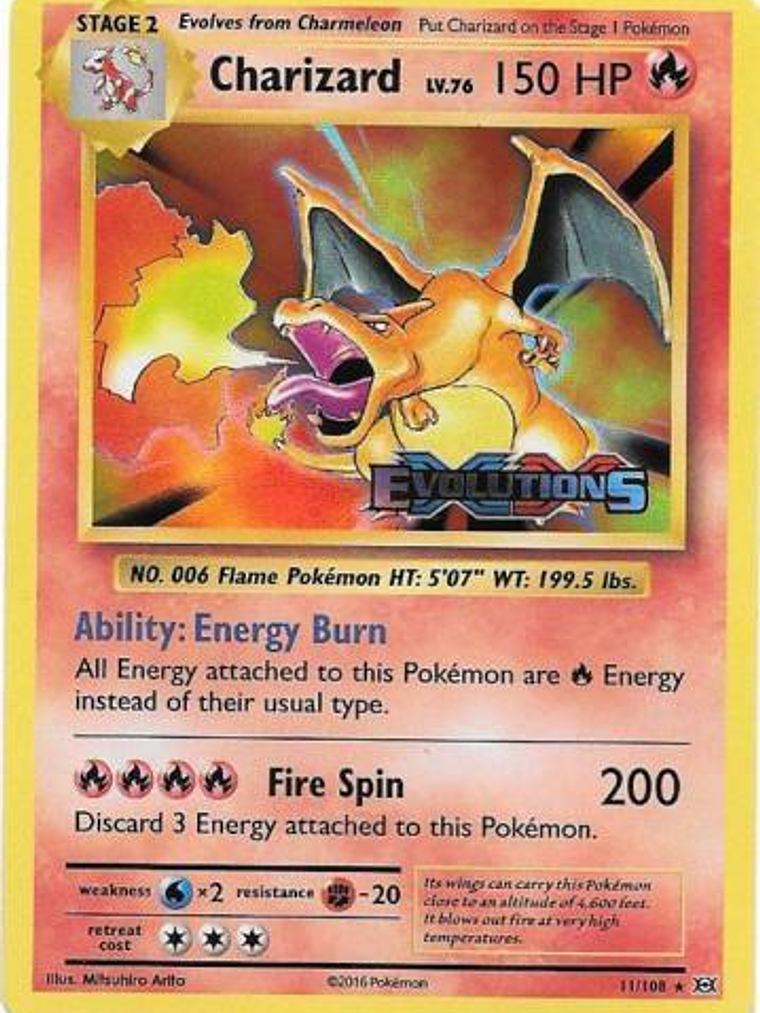 Charizard (XY Evolutions Prerelease) #11 1