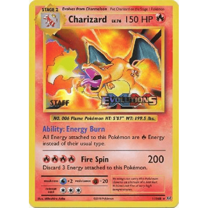 Charizard - 11/108 (Prerelease) #11 1