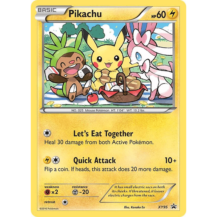 Pikachu #XY95 1