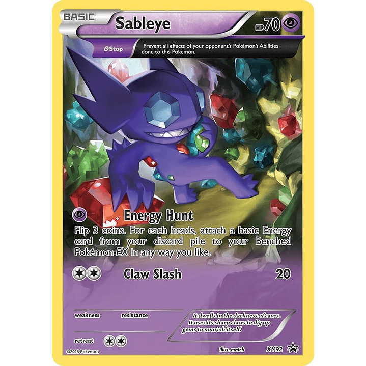 Sableye #XY92 1