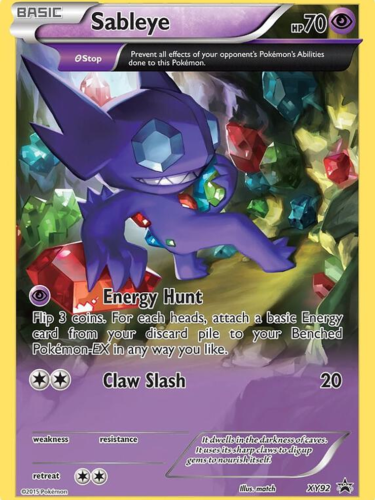 Sableye #XY92 1