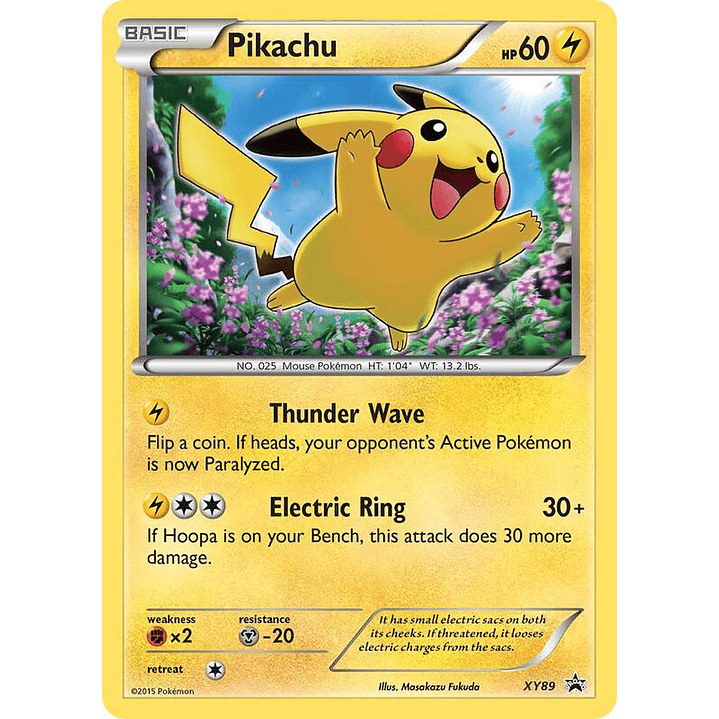 Pikachu #XY89 1