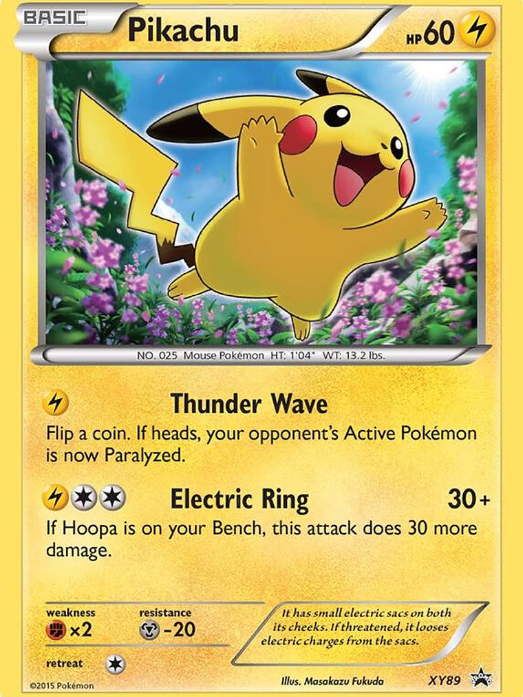 Pikachu #XY89 1