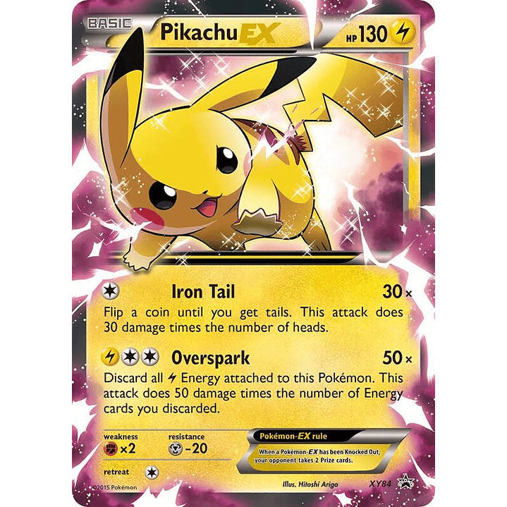 Pikachu EX #XY84 1