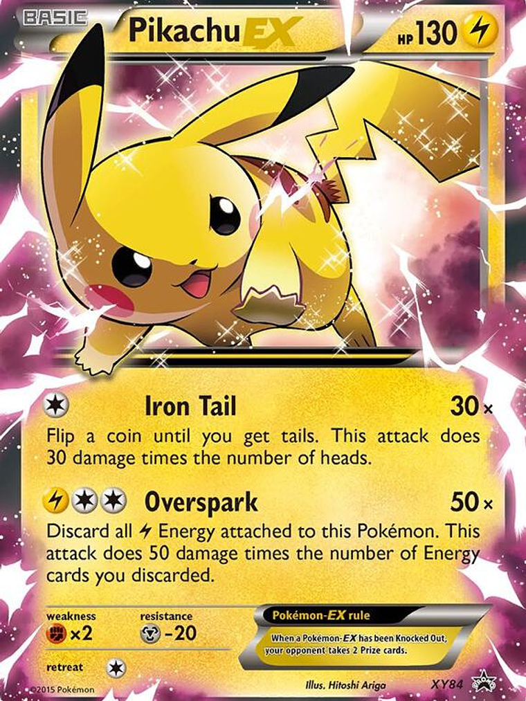 Pikachu EX #XY84 1