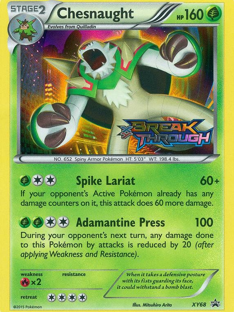 Chesnaught #XY68 1