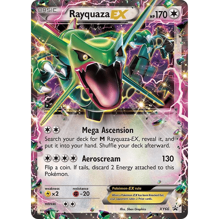 Rayquaza EX #XY66 1