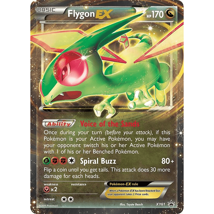 Flygon EX #XY61 1