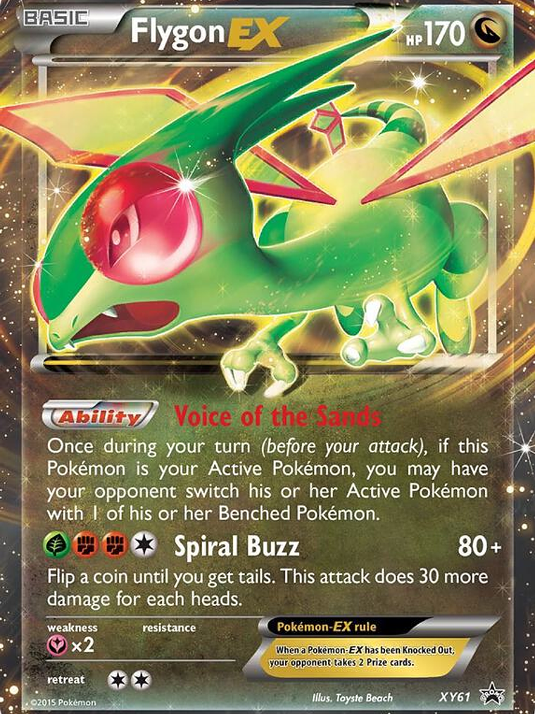Flygon EX #XY61 1