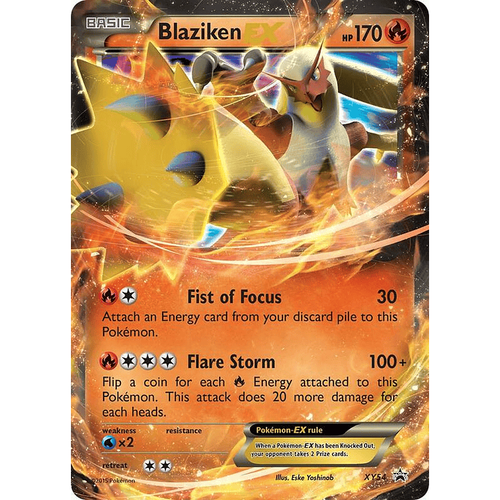 Blaziken EX #XY54 1