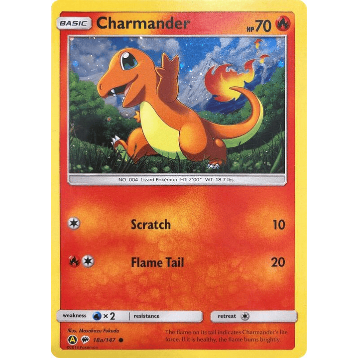 Charmander - 18a/147 #018a 1